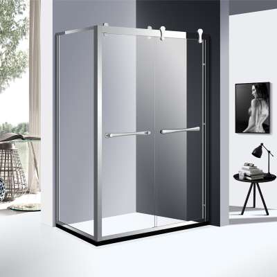 8mm tempered glass corner quadrant shower enclosure stainless steel toilet cubicles + glass stainless steel shower rooms