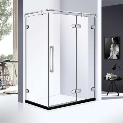 bathroom toilet door square shape single open pivot box doccia glass door+ luxury integral shower rooms