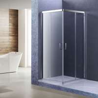 tempered glass door frameless shower enclosure panel