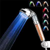 LED Color Changing Shower Head 7 Color, Hair Loss Shower Head, Filter LED Shower Head