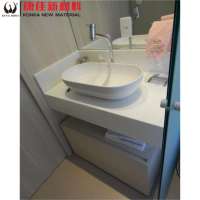 Factory Supplier  Decorative Stone Crystallized Glass Panel Double Vessel Basin