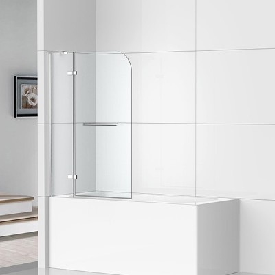 aluminum profile toughened glass door complete bathtub shower glass panel enclosed prefab shower screen with high quality