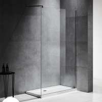 Lens factory 8mm  Sanitary panel Wetroom enclosure cubicle Walk in Easy Clean Glass shower screen