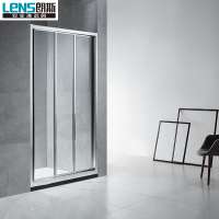 New design high quality telescopic sliding shower door